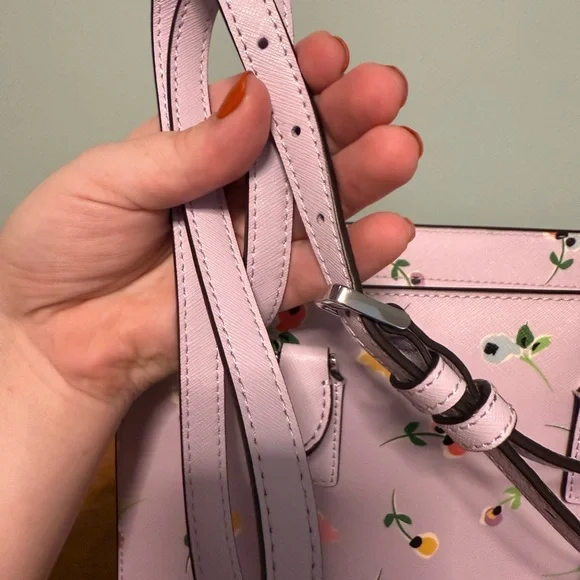 Kate Spade Lavender Floral Satchel - Picture 10 of 16